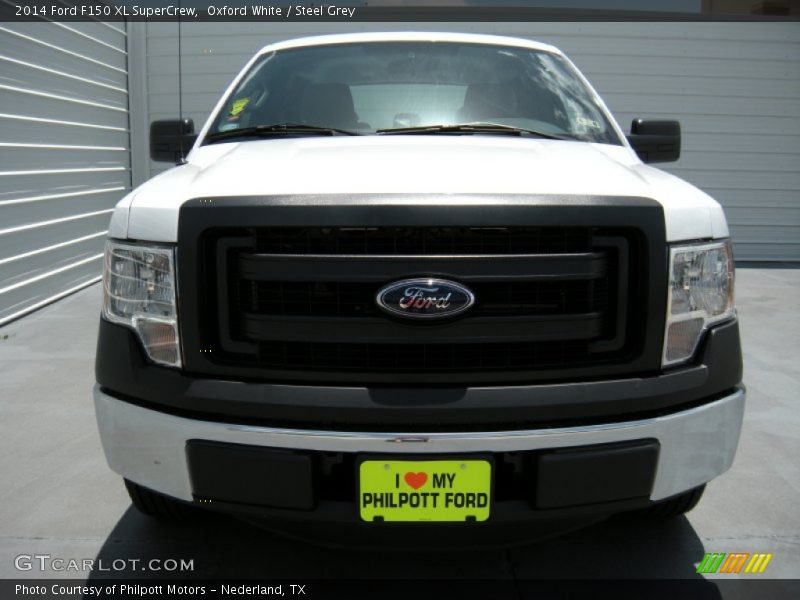 Oxford White / Steel Grey 2014 Ford F150 XL SuperCrew