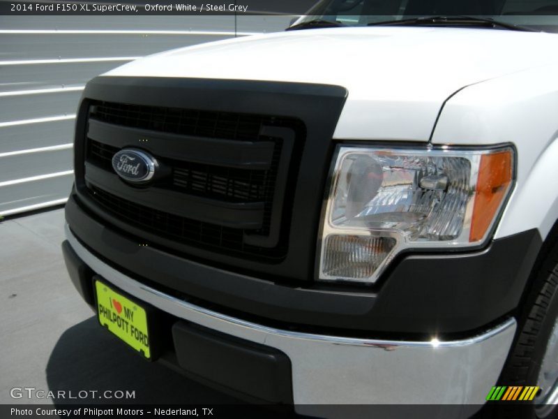 Oxford White / Steel Grey 2014 Ford F150 XL SuperCrew