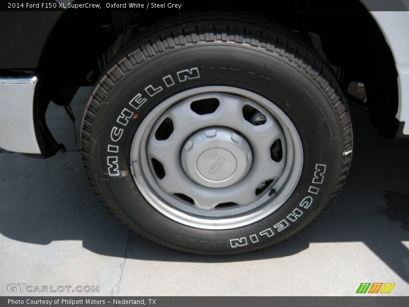 Oxford White / Steel Grey 2014 Ford F150 XL SuperCrew