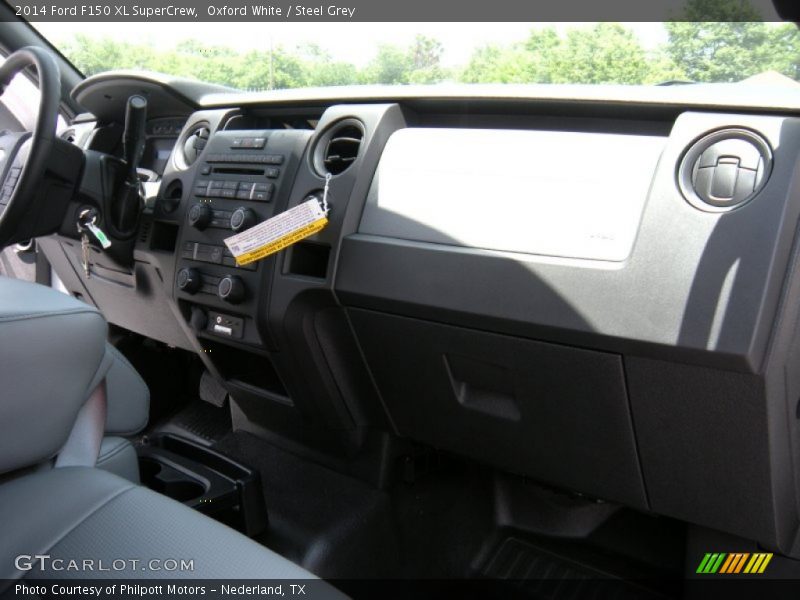 Oxford White / Steel Grey 2014 Ford F150 XL SuperCrew