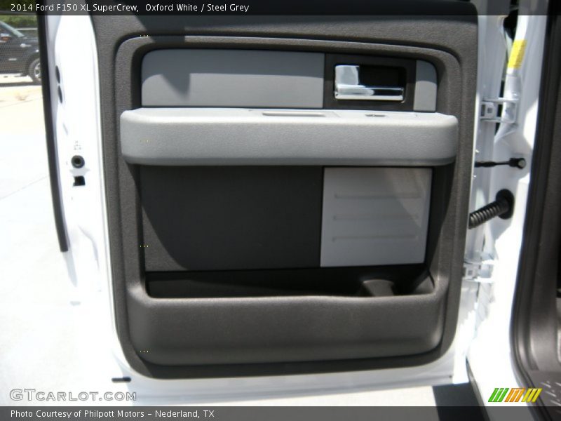Oxford White / Steel Grey 2014 Ford F150 XL SuperCrew