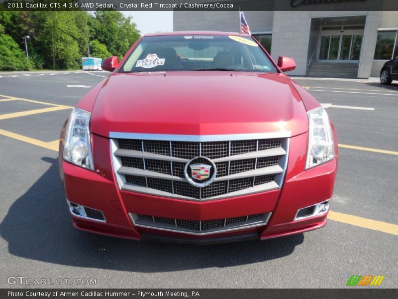 Crystal Red Tintcoat / Cashmere/Cocoa 2011 Cadillac CTS 4 3.6 AWD Sedan