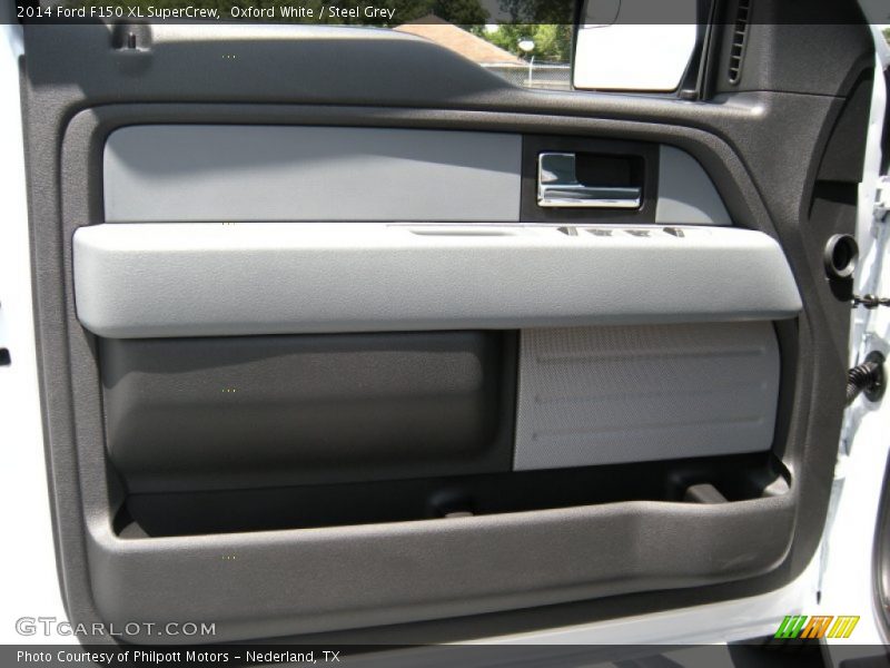 Oxford White / Steel Grey 2014 Ford F150 XL SuperCrew