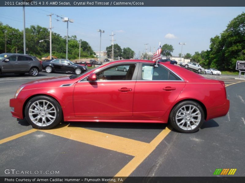  2011 CTS 4 3.6 AWD Sedan Crystal Red Tintcoat