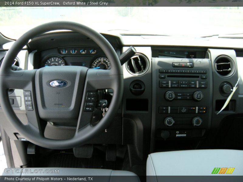 Oxford White / Steel Grey 2014 Ford F150 XL SuperCrew