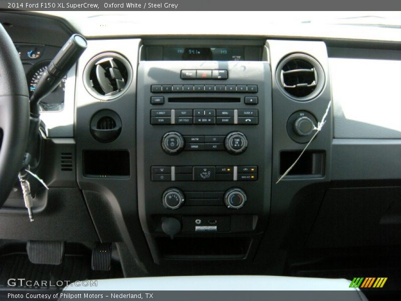 Oxford White / Steel Grey 2014 Ford F150 XL SuperCrew