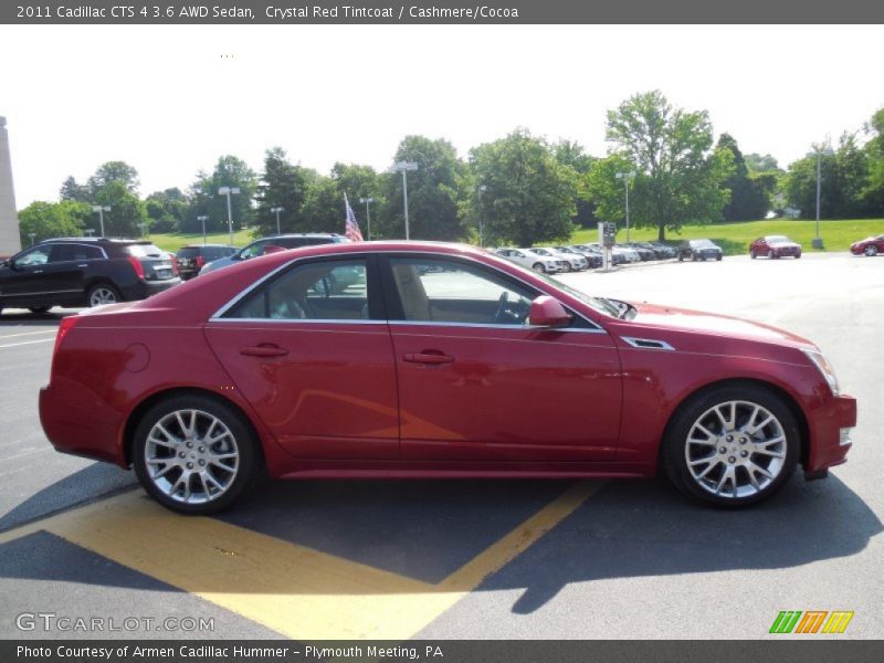 Crystal Red Tintcoat / Cashmere/Cocoa 2011 Cadillac CTS 4 3.6 AWD Sedan