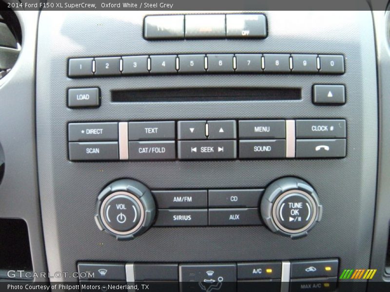 Oxford White / Steel Grey 2014 Ford F150 XL SuperCrew