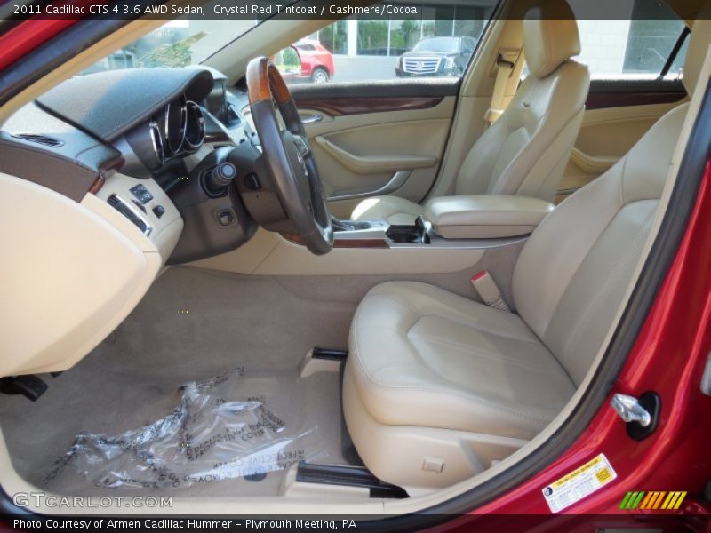 Crystal Red Tintcoat / Cashmere/Cocoa 2011 Cadillac CTS 4 3.6 AWD Sedan