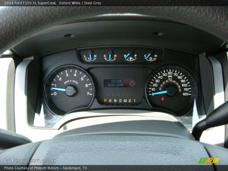 Oxford White / Steel Grey 2014 Ford F150 XL SuperCrew
