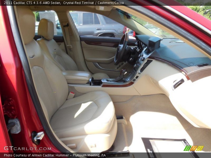 Crystal Red Tintcoat / Cashmere/Cocoa 2011 Cadillac CTS 4 3.6 AWD Sedan