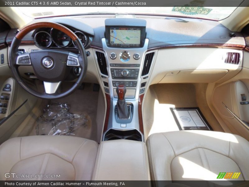 Crystal Red Tintcoat / Cashmere/Cocoa 2011 Cadillac CTS 4 3.6 AWD Sedan