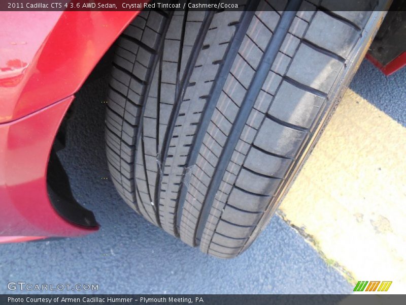 Crystal Red Tintcoat / Cashmere/Cocoa 2011 Cadillac CTS 4 3.6 AWD Sedan