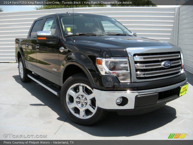 Tuxedo Black / King Ranch Chaparral/Pale Adobe 2014 Ford F150 King Ranch SuperCrew