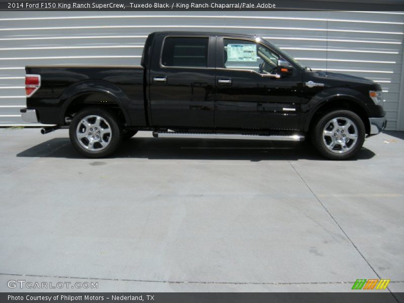 Tuxedo Black / King Ranch Chaparral/Pale Adobe 2014 Ford F150 King Ranch SuperCrew