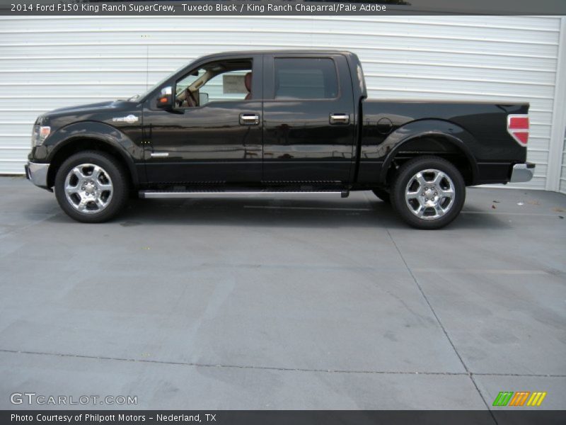 Tuxedo Black / King Ranch Chaparral/Pale Adobe 2014 Ford F150 King Ranch SuperCrew