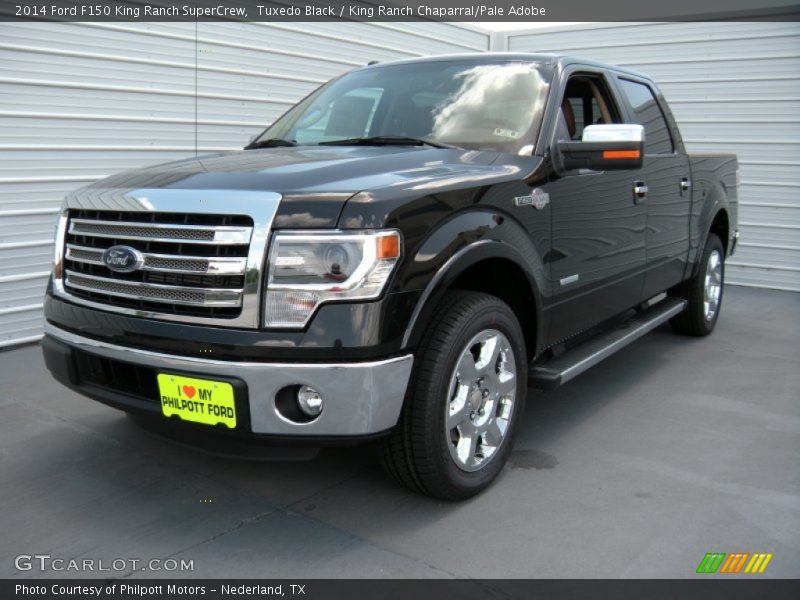 Tuxedo Black / King Ranch Chaparral/Pale Adobe 2014 Ford F150 King Ranch SuperCrew