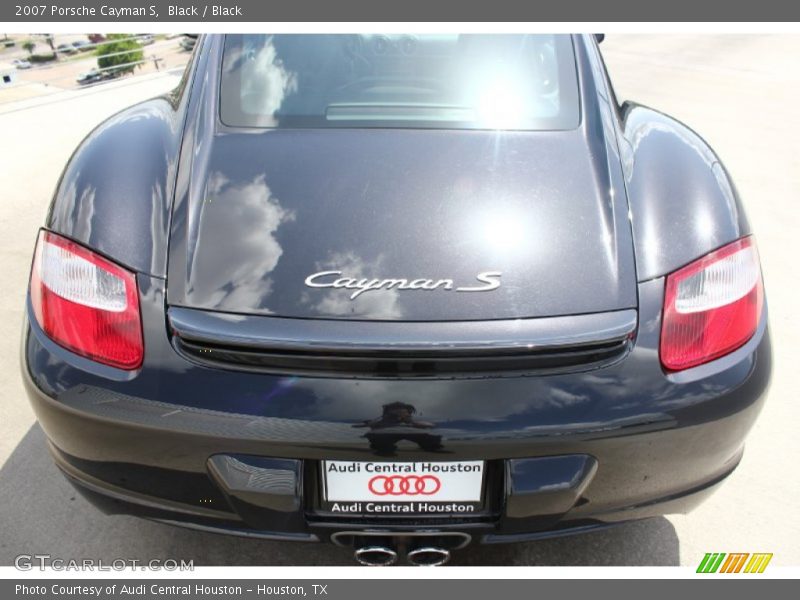 Black / Black 2007 Porsche Cayman S