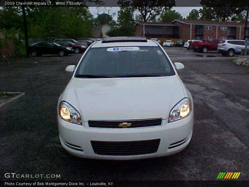 White / Ebony 2009 Chevrolet Impala LT