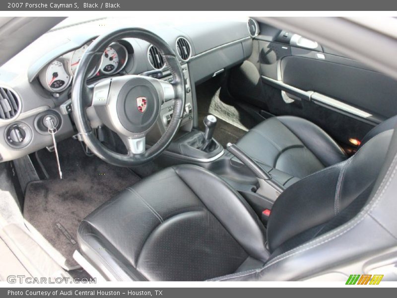  2007 Cayman S Black Interior