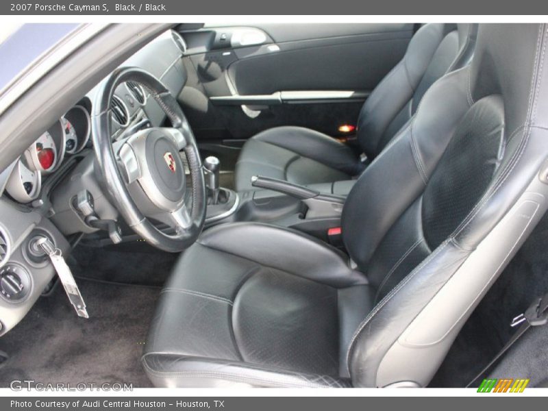 Black / Black 2007 Porsche Cayman S