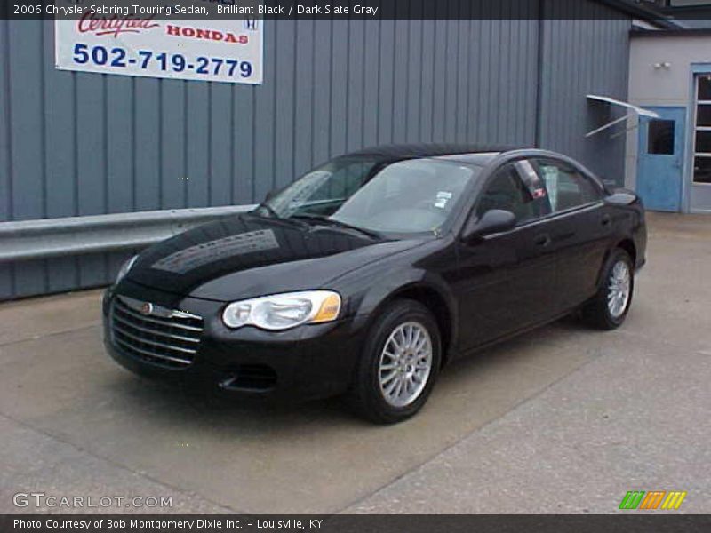 Brilliant Black / Dark Slate Gray 2006 Chrysler Sebring Touring Sedan