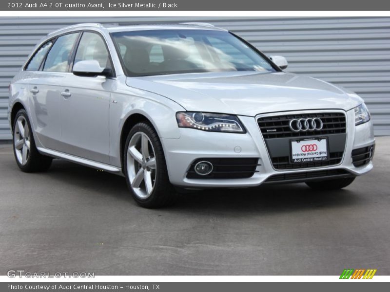 Ice Silver Metallic / Black 2012 Audi A4 2.0T quattro Avant