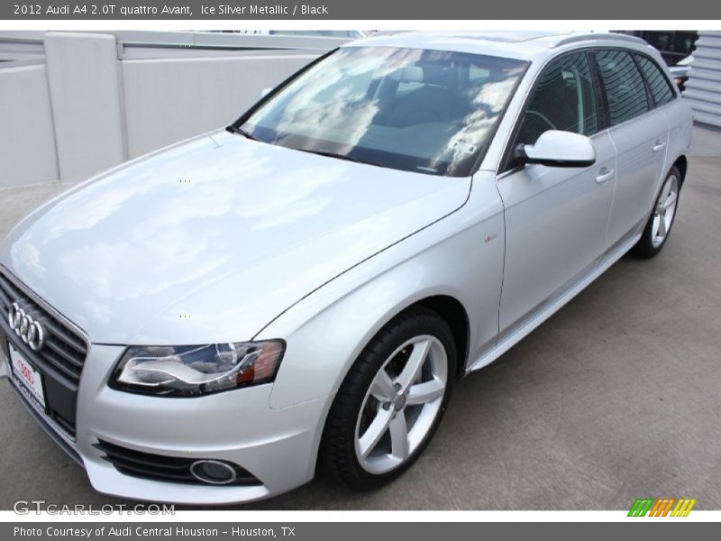 Ice Silver Metallic / Black 2012 Audi A4 2.0T quattro Avant