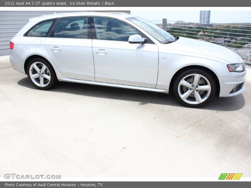 Ice Silver Metallic / Black 2012 Audi A4 2.0T quattro Avant