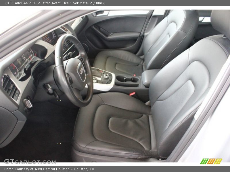 Ice Silver Metallic / Black 2012 Audi A4 2.0T quattro Avant