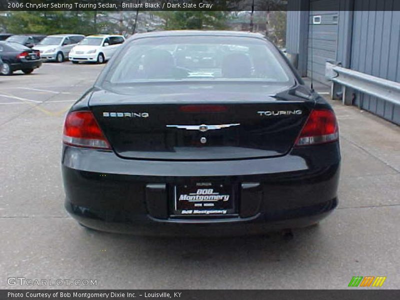 Brilliant Black / Dark Slate Gray 2006 Chrysler Sebring Touring Sedan
