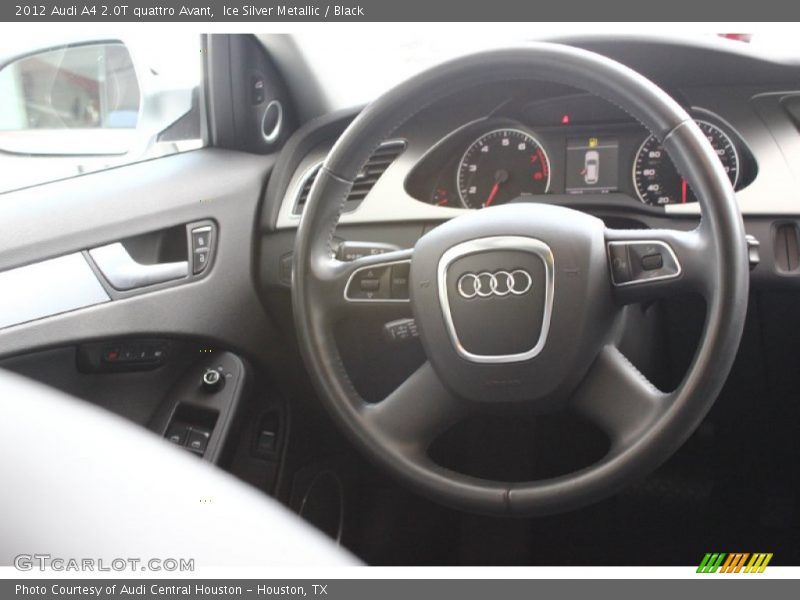 Ice Silver Metallic / Black 2012 Audi A4 2.0T quattro Avant
