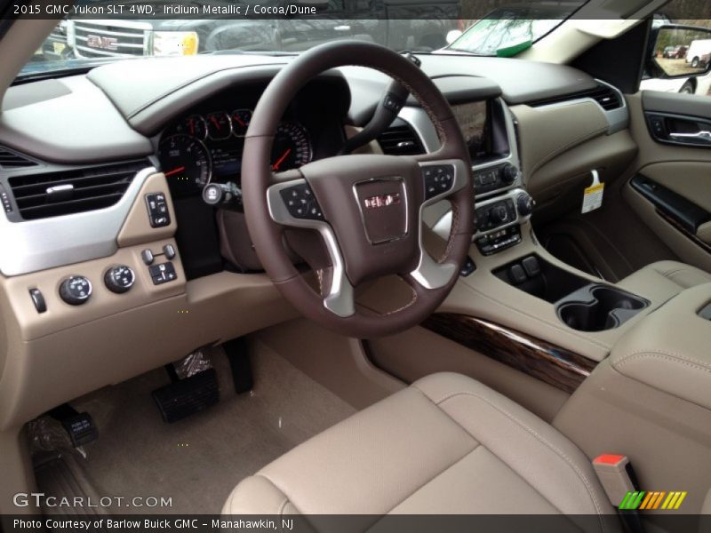 Iridium Metallic / Cocoa/Dune 2015 GMC Yukon SLT 4WD