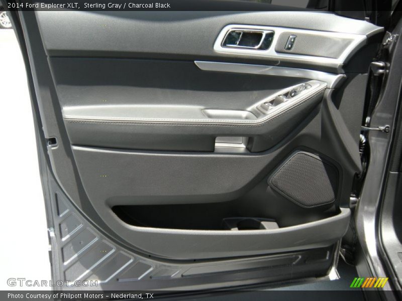 Sterling Gray / Charcoal Black 2014 Ford Explorer XLT