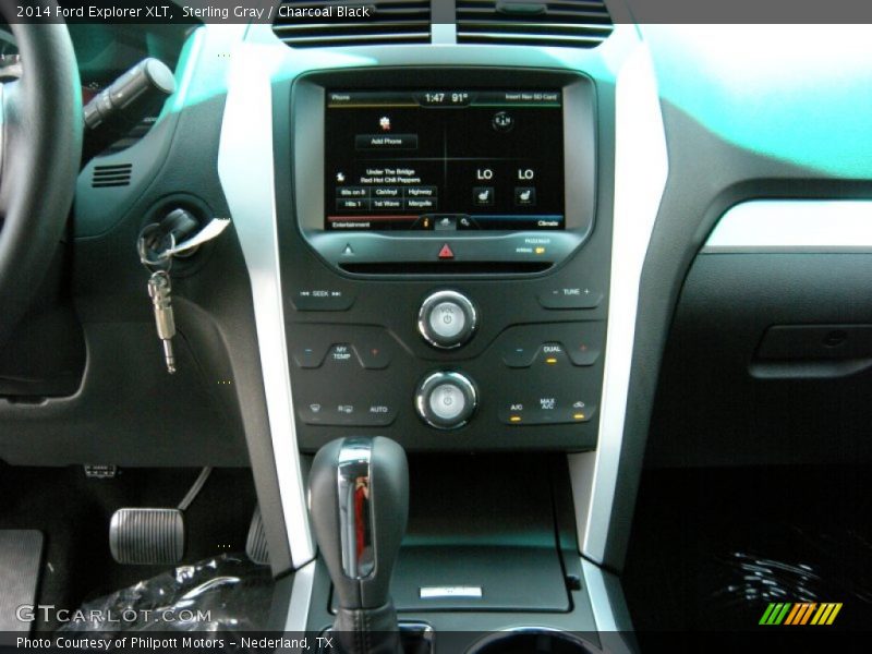 Sterling Gray / Charcoal Black 2014 Ford Explorer XLT