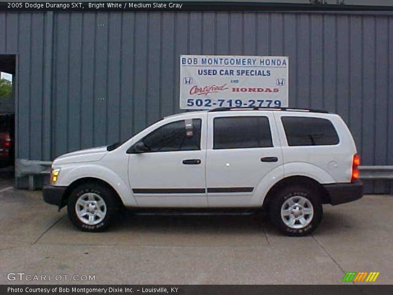Bright White / Medium Slate Gray 2005 Dodge Durango SXT