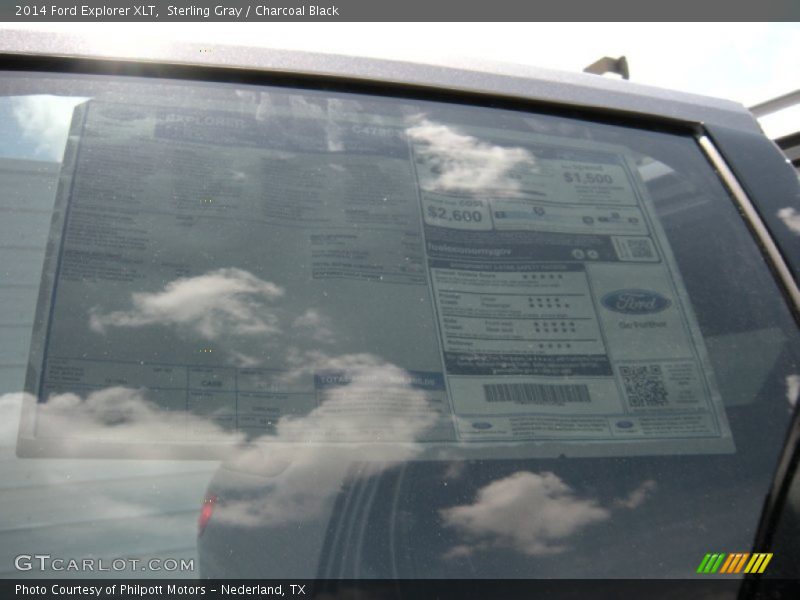Sterling Gray / Charcoal Black 2014 Ford Explorer XLT
