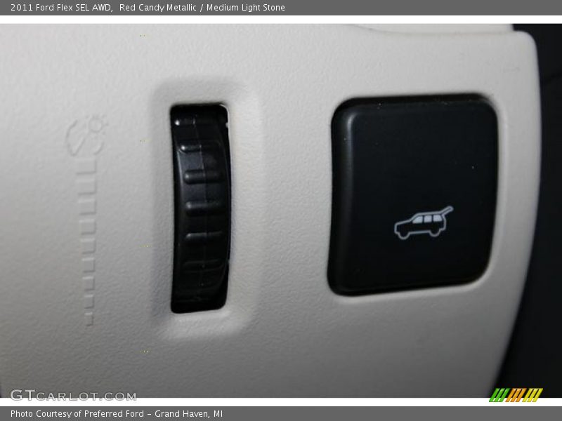 Red Candy Metallic / Medium Light Stone 2011 Ford Flex SEL AWD