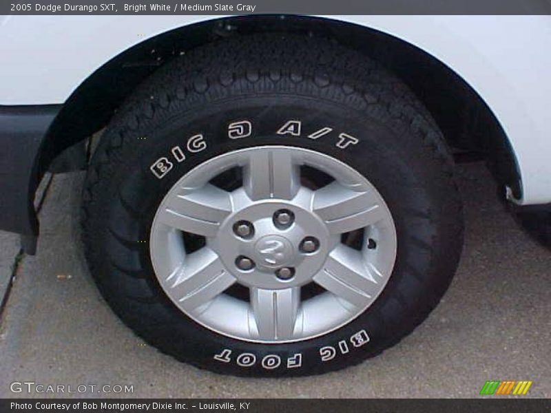 Bright White / Medium Slate Gray 2005 Dodge Durango SXT