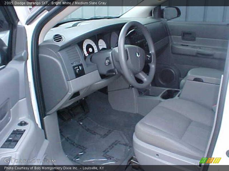 Bright White / Medium Slate Gray 2005 Dodge Durango SXT