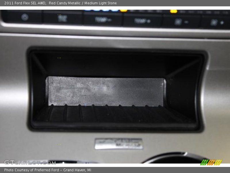 Red Candy Metallic / Medium Light Stone 2011 Ford Flex SEL AWD