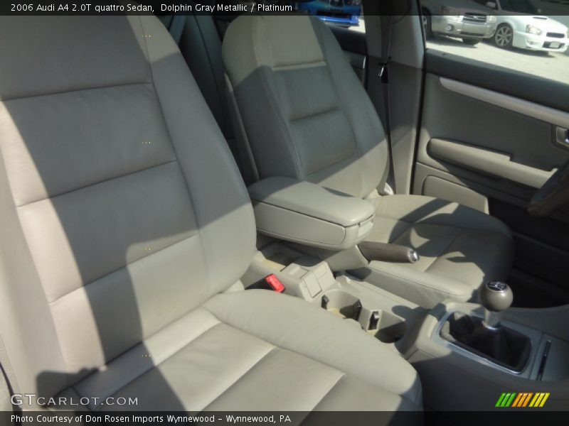 Dolphin Gray Metallic / Platinum 2006 Audi A4 2.0T quattro Sedan