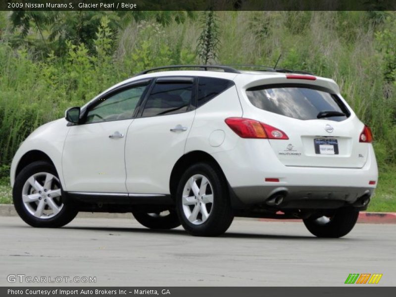 Glacier Pearl / Beige 2009 Nissan Murano S