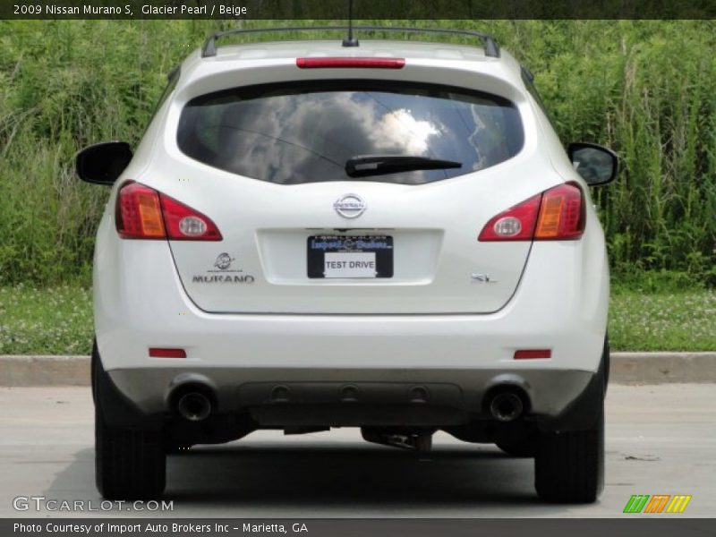 Glacier Pearl / Beige 2009 Nissan Murano S