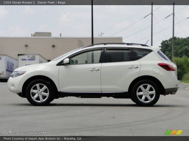 Glacier Pearl / Beige 2009 Nissan Murano S
