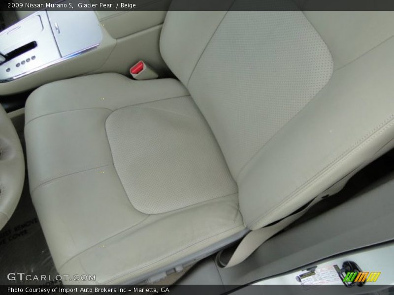 Glacier Pearl / Beige 2009 Nissan Murano S