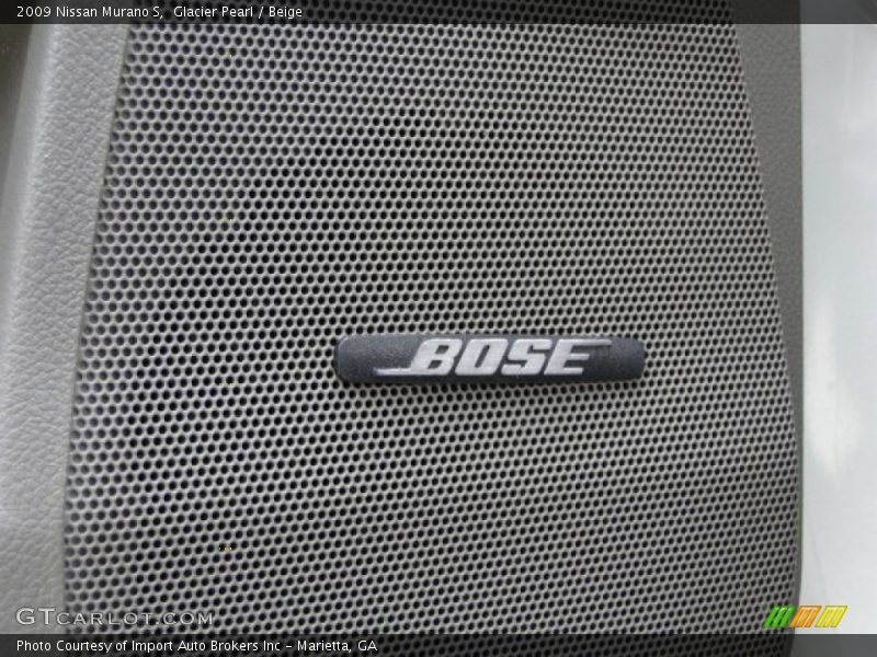 Glacier Pearl / Beige 2009 Nissan Murano S