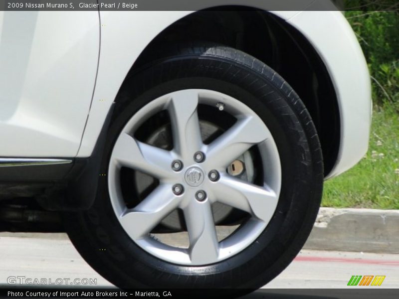 Glacier Pearl / Beige 2009 Nissan Murano S