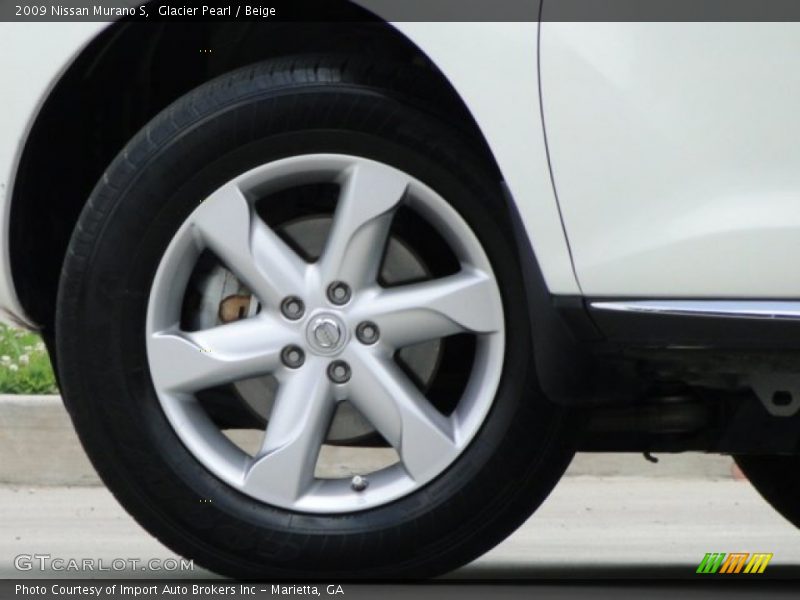 Glacier Pearl / Beige 2009 Nissan Murano S