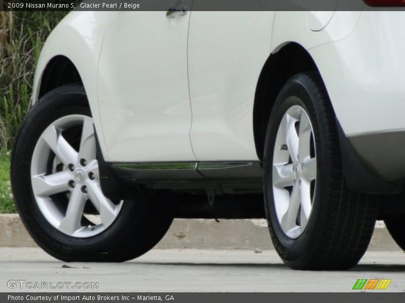 Glacier Pearl / Beige 2009 Nissan Murano S